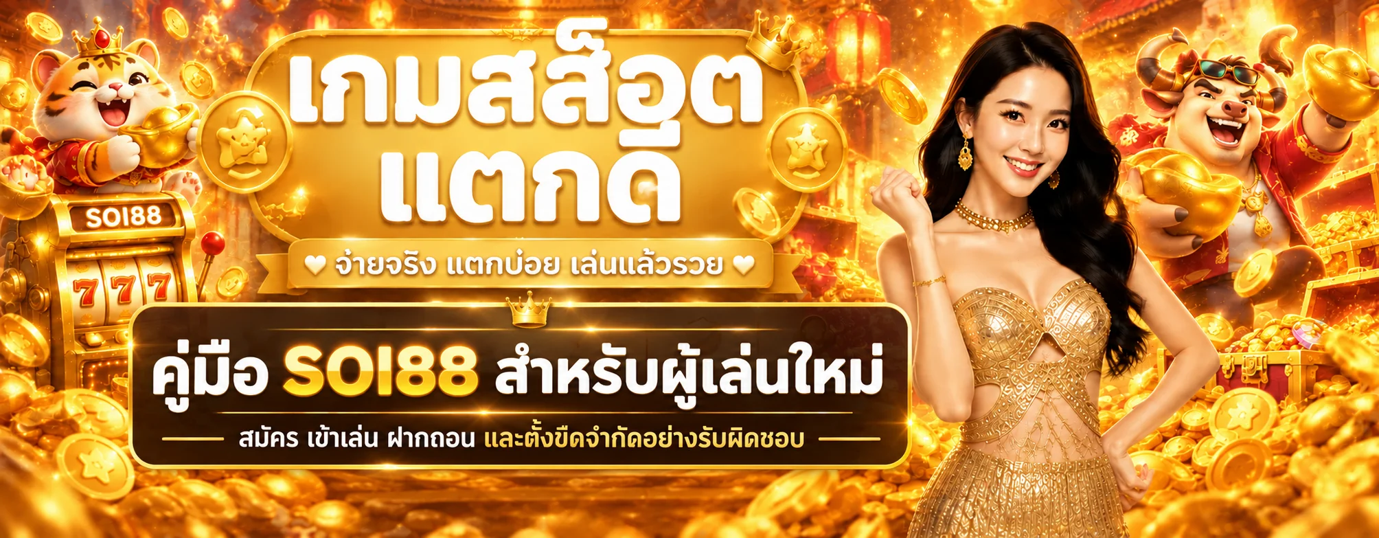 SOI88 คู่มือผู้เล่นใหม่ สมัคร เข้าสู่ระบบ ฝากถอน และตั้งขีดจำกัด